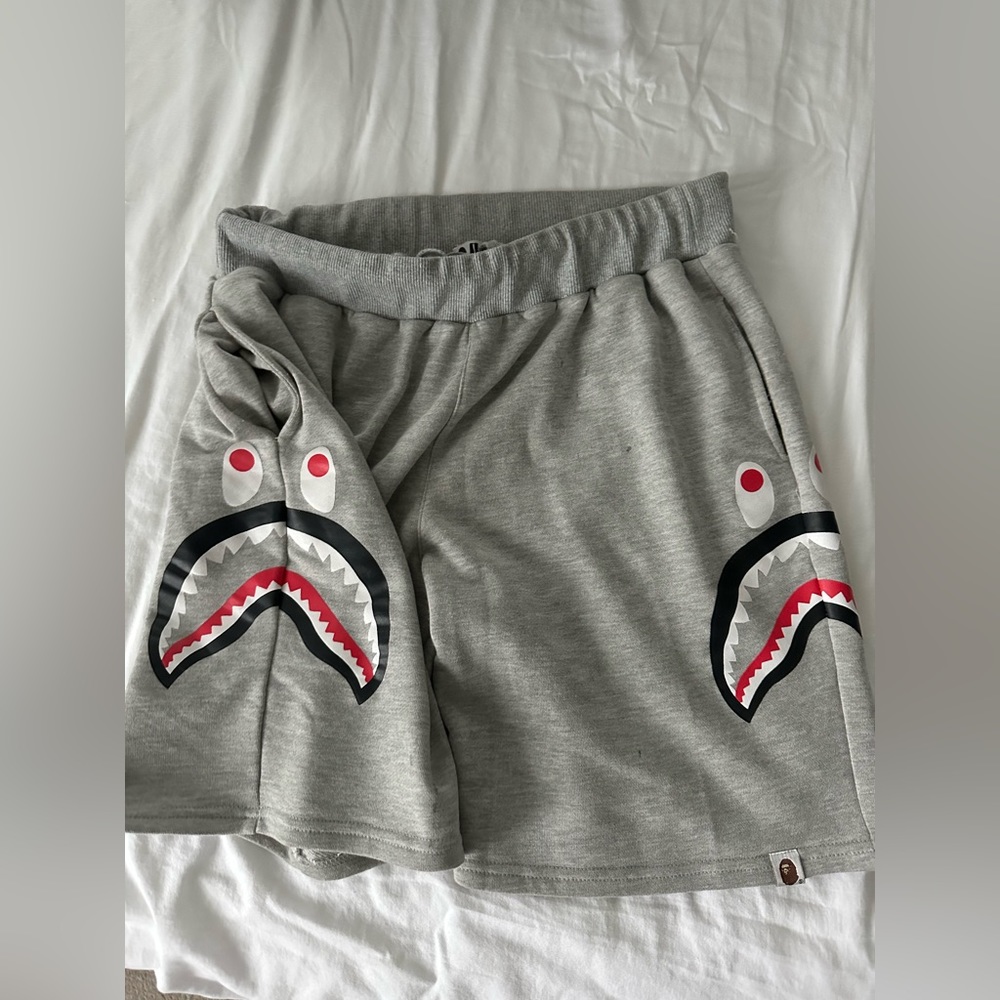 Bape Shorts Grey